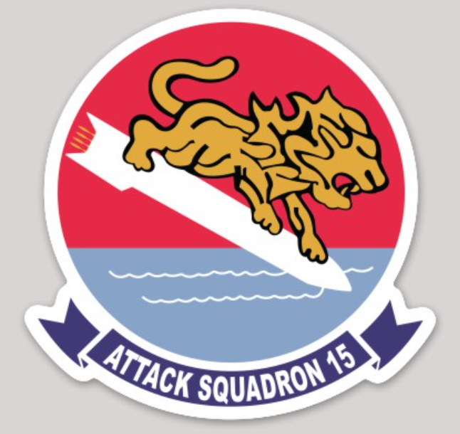 Officially Licensed US Navy VA-15 Valions Sticker