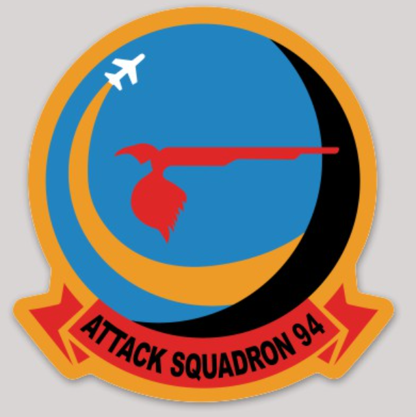 Officially Licensed US Navy VA-94 Mighty Shrikes Sticker