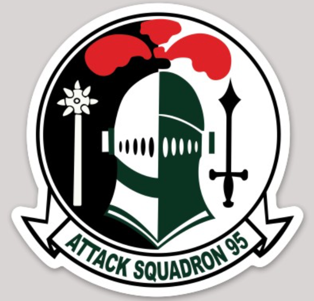 Officially Licensed Navy VA-95 Sky Knights Sticker