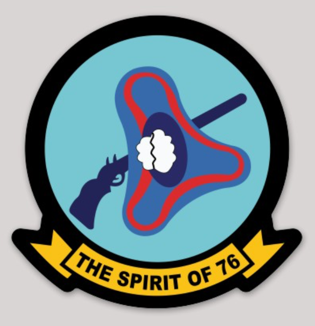 Officially Licensed US Navy VA-76 Spirits Sticker