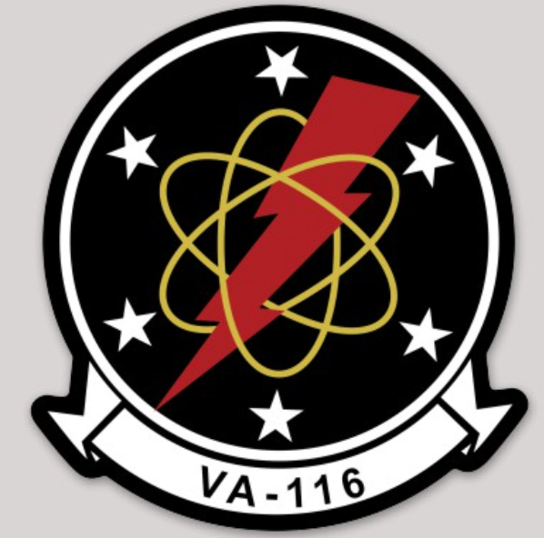 Officially Licensed US Navy VA-116 Roadrunners Sticker