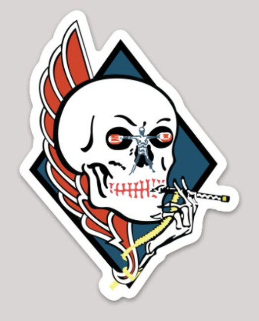 Officially Licensed US Navy VA-34 Blue Blasters Sticker