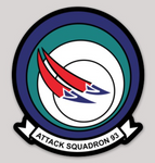 US Navy Official VA-93 Blue Blazers Sticker