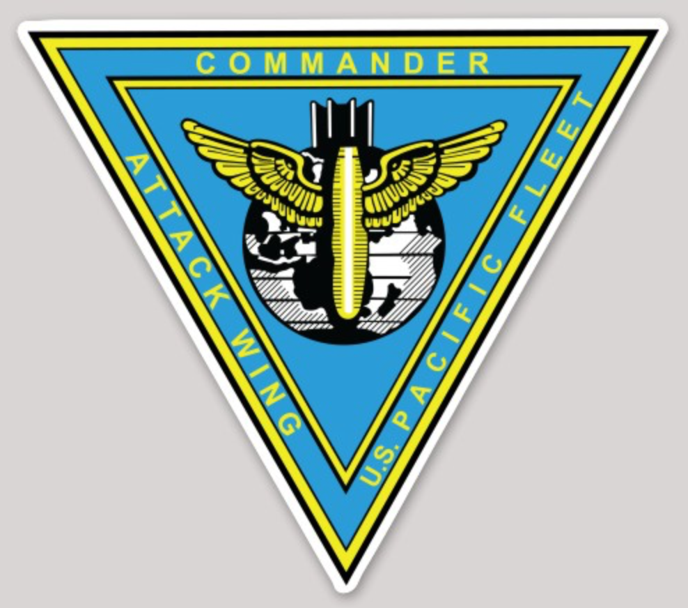 US Navy Pacific Fleet Attack Wing Sticker