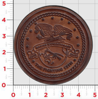 Officially Licensed USMC 13th MEU Marine Expeditionary Unit Leather Patch