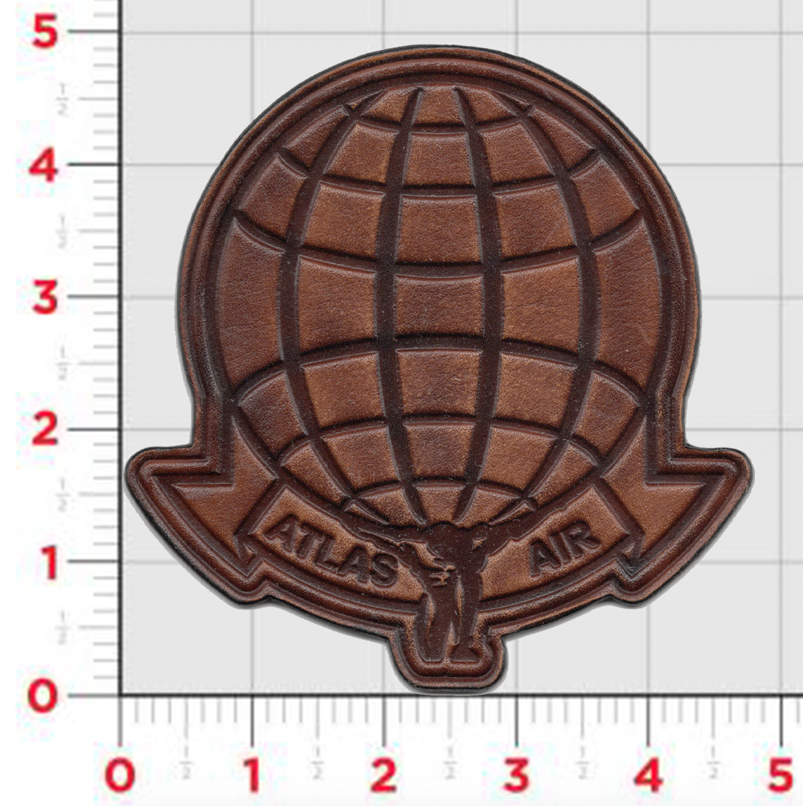 Atlas Unit Patch Buy Atlas Air Leather Patch | MarinePatches.com