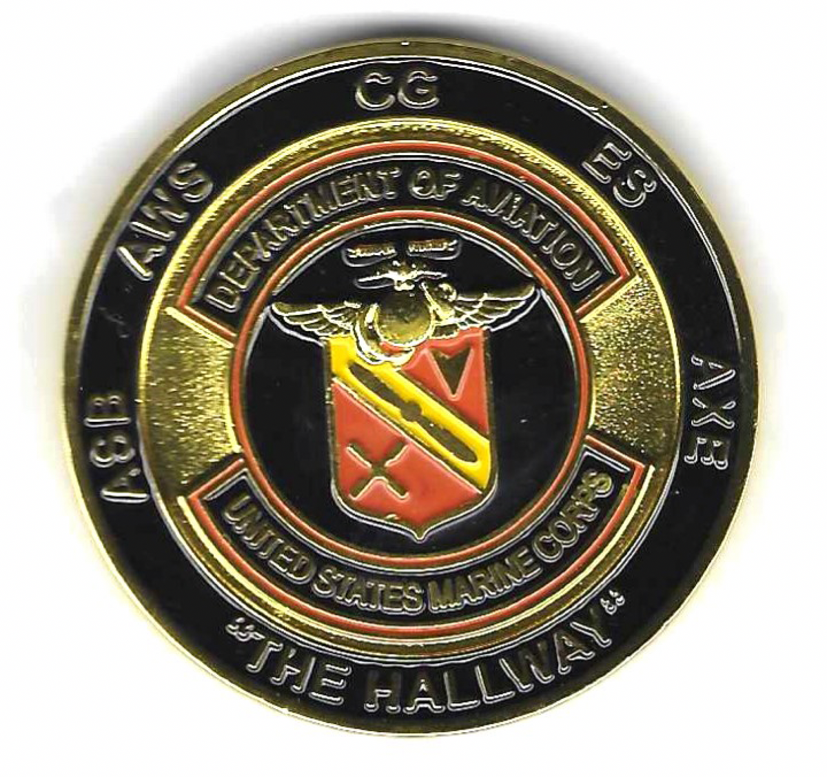 Officially Licensed USMC Department of Aviation Coin