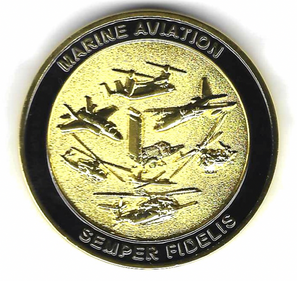 Officially Licensed USMC Department of Aviation Coin