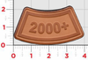 2000+ Flight Hours Leather Tab Patch/ Custom Color