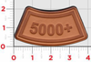 5000+ Flight Hours Leather Tab Patch/ Custom Color