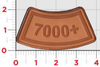7000+ Flight Hours Leather Tab Patch/ Custom Color