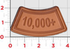 10000+ Flight Hours Leather Tab Patch/ Custom Color