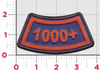 1000+ Flight Hours Leather Tab Patch/ Fedex Color