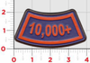 10000+ Flight Hours Leather Tab Patch/ Fedex Color