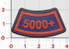 5000+ Flight Hours Leather Tab Patch/ Fedex Color