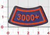 3000+ Flight Hours Leather Tab Patch/ Fedex Color