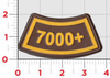 7000+ Flight Hours Leather Tab Patch/ UPS Color