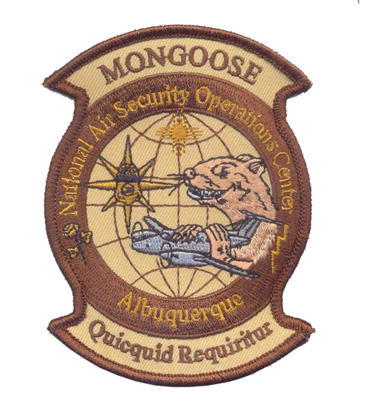 US Customs and Border Protection, Albuquerque Air Branch, NASOC Mongoose Patches