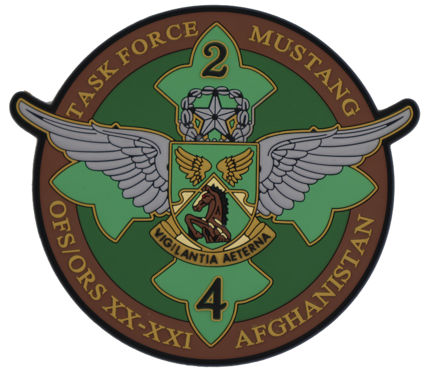 Buy US Army Task Force Mustang PVC Patch | MarinePatches.com ...