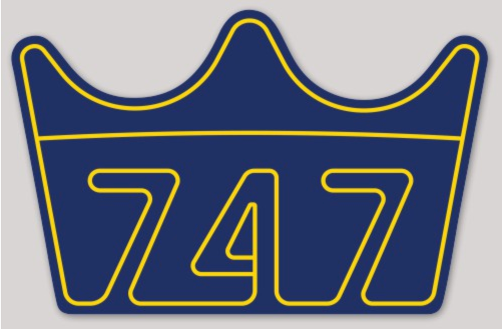 The Final 747 Queen of the Skies Sticker