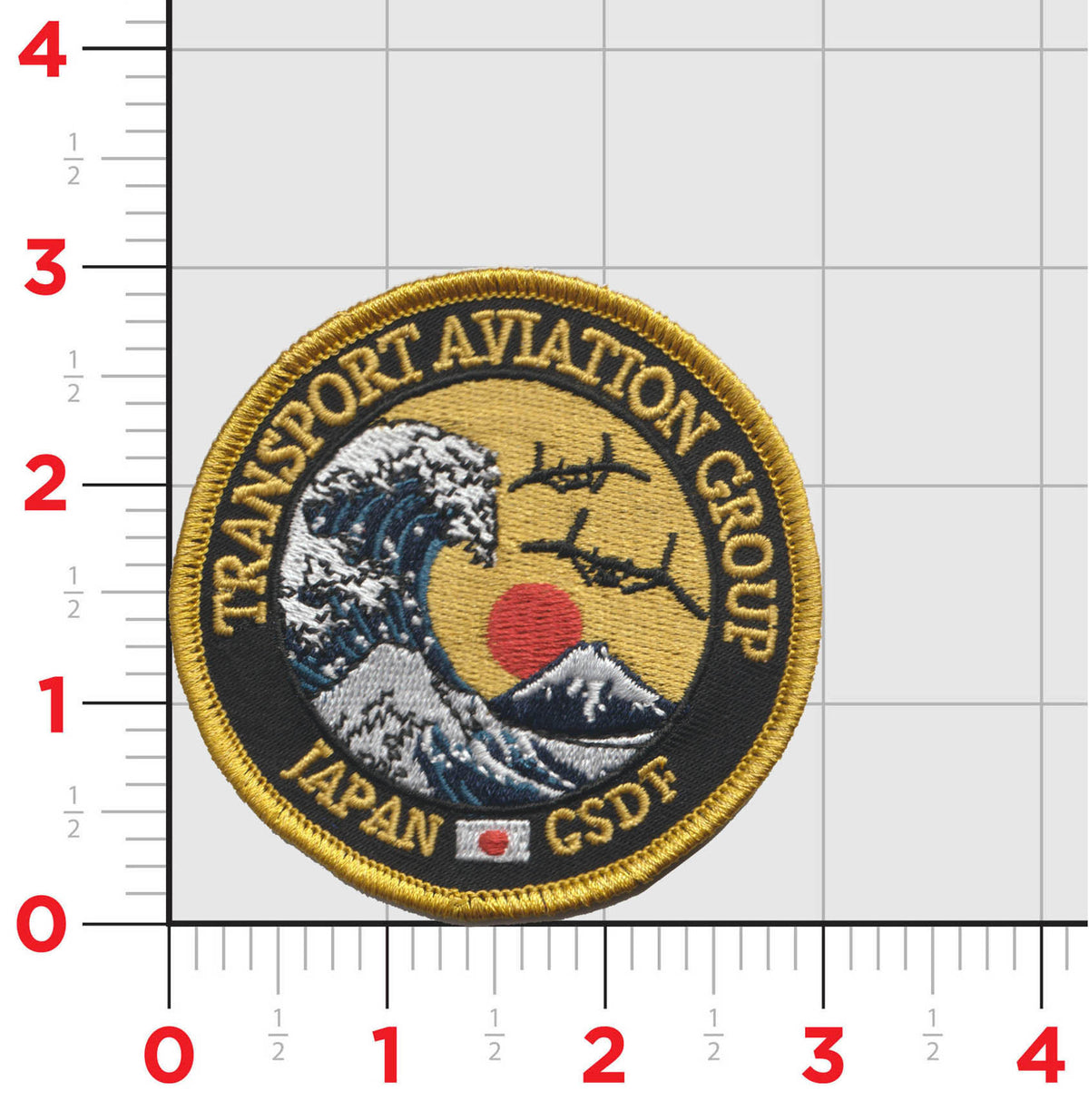 Official Japanese Ground Self Defense Force Transport Aviation Group Patch