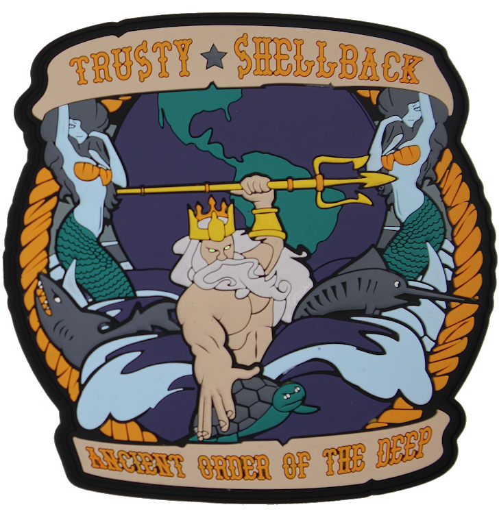 USS Eisenhower CVN-69 Shellback Patch