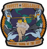 USS Eisenhower CVN-69 Shellback Patch