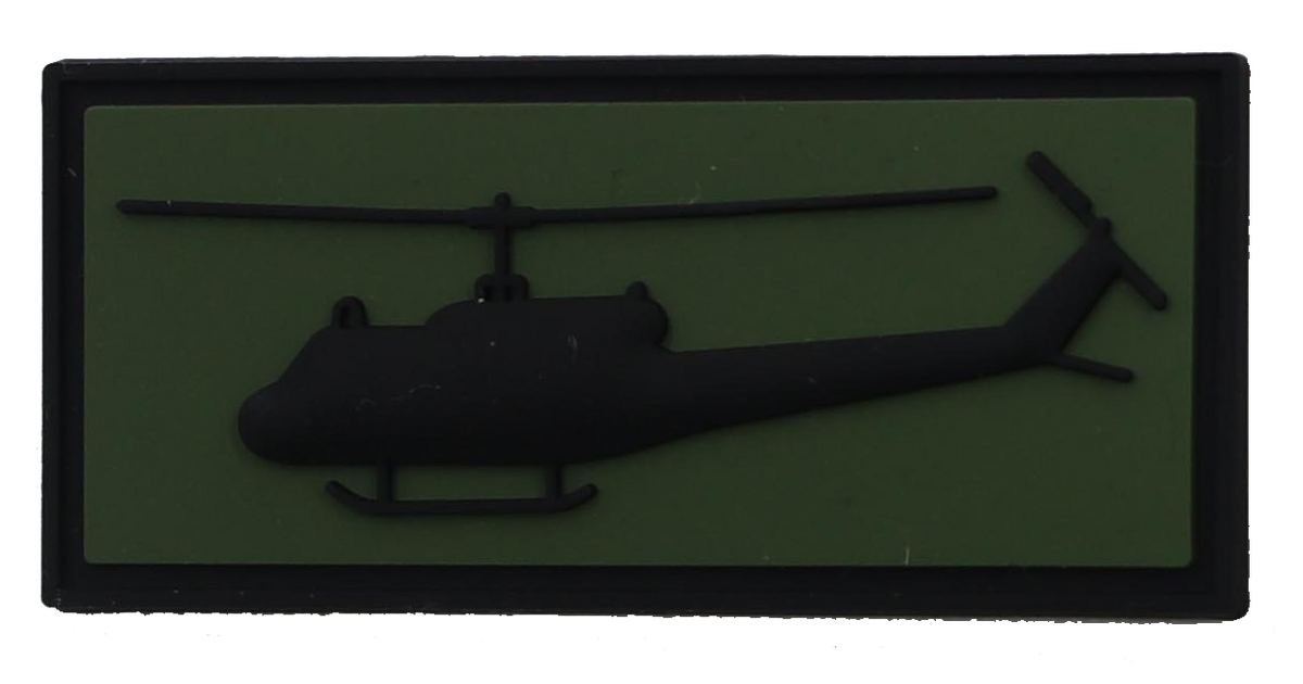 UH-1 Huey PVC Tab Patch with Hook & Loop