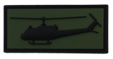 UH-1 Huey PVC Tab Patch with Hook & Loop
