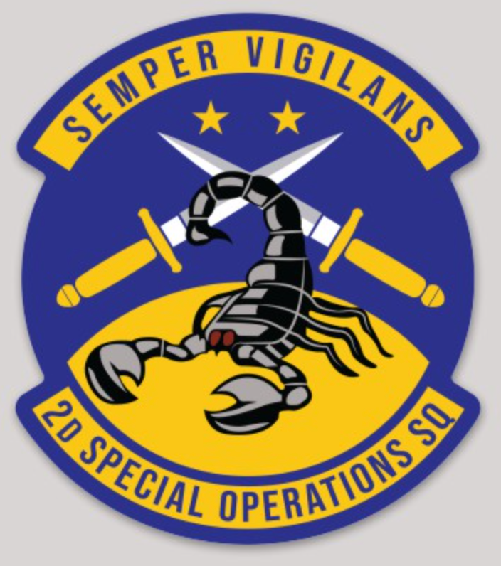 Buy Official USAF 2nd SOS Special Patch | MarinePatches.com