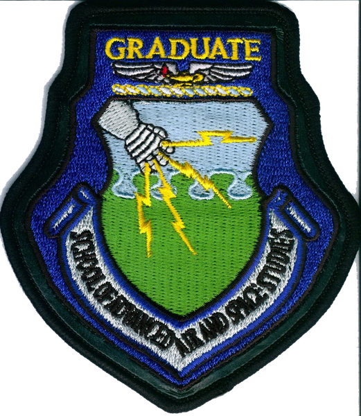USAF School of Advance Air and Space Studies Graduate Patch (Graduate)
