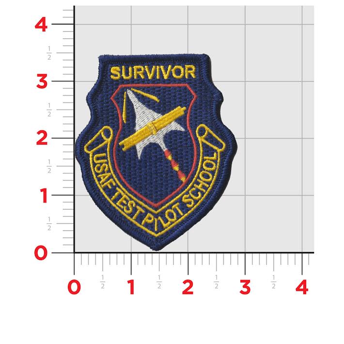 USAF Test Pilot School SURVIVOR Patch