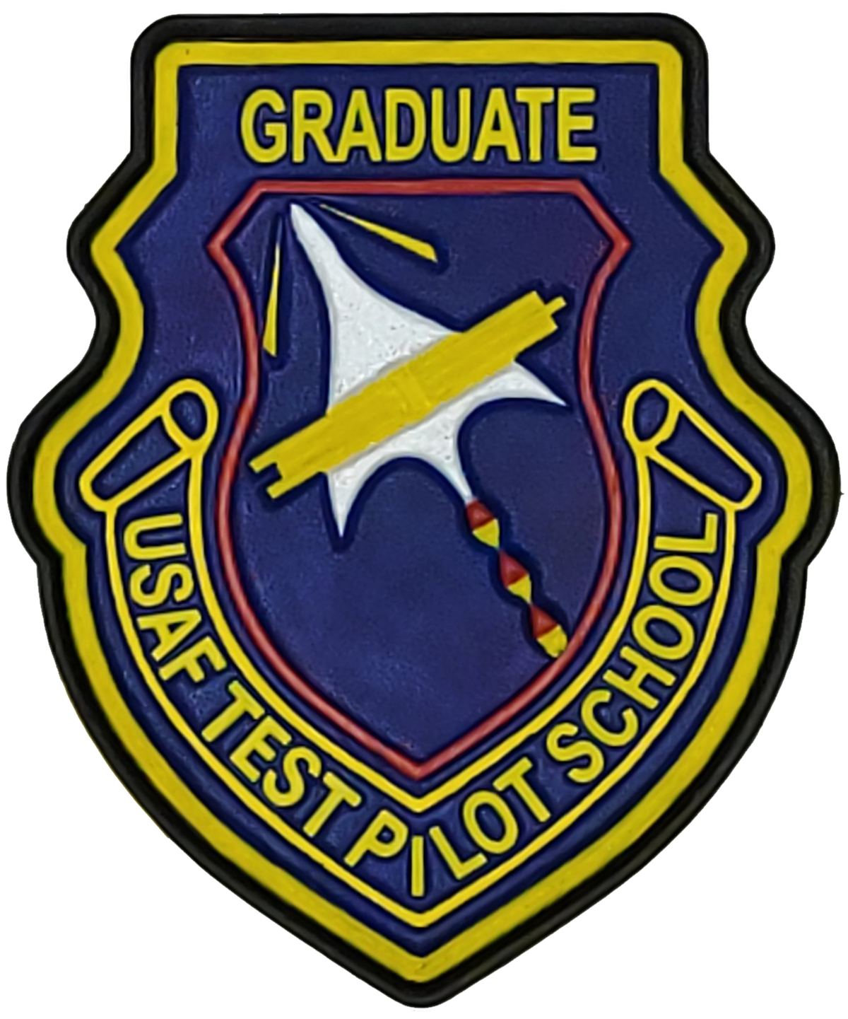 USAF Test Pilot Leather Patch