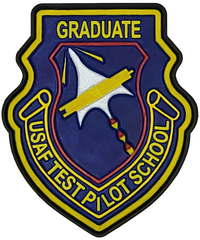USAF Test Pilot Leather Patch