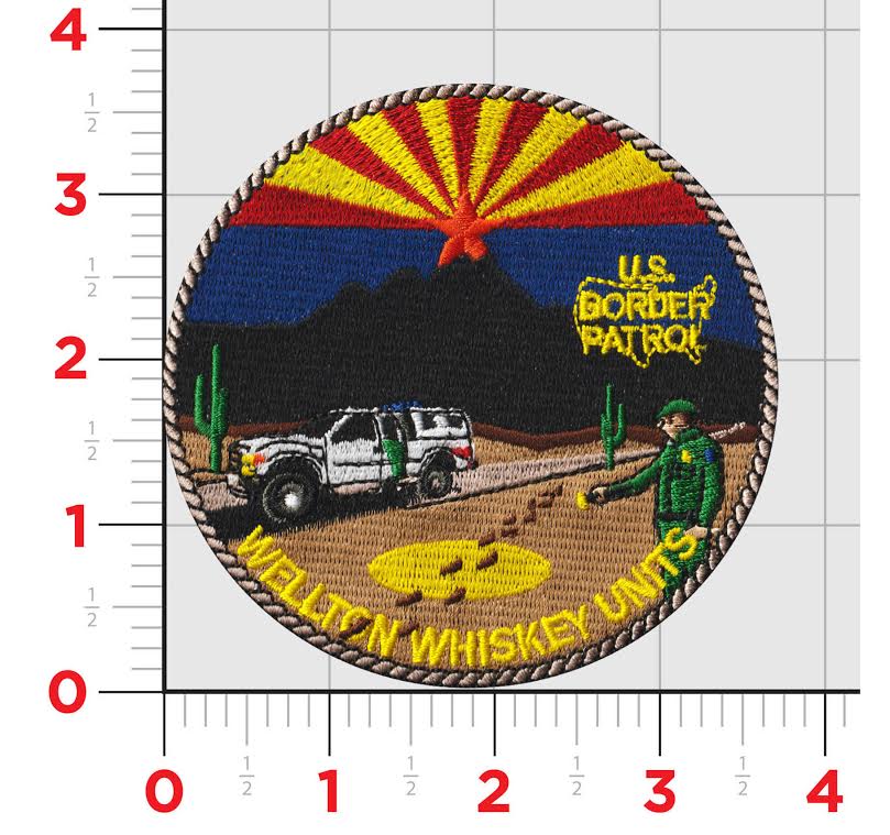 US Border Patrol Wellton Whiskey Unit Patch