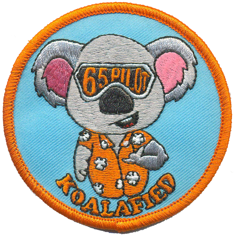 USCG MH-65 Pilot "Koalafied" Patch