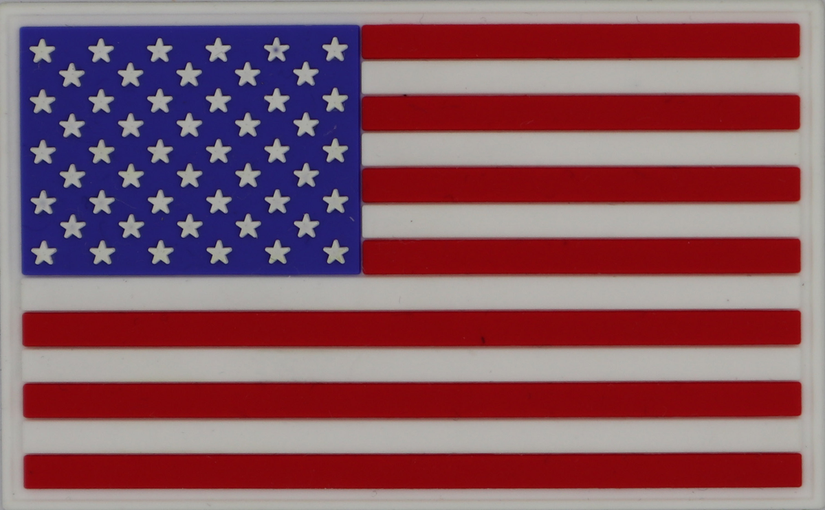 American Flag PVC Patches