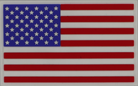American Flag PVC Patches