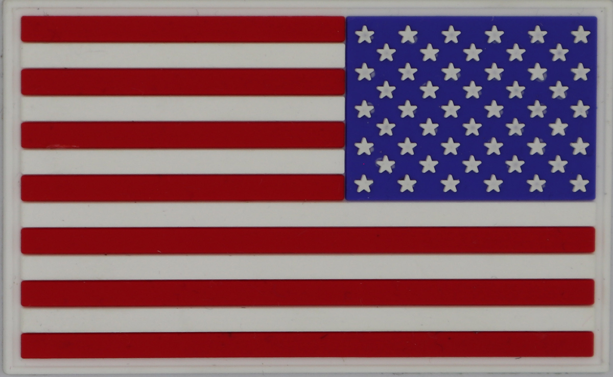 American Flag PVC Patches