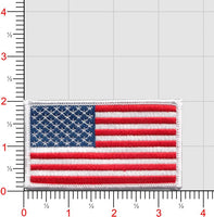 US Flag with white edges Patch