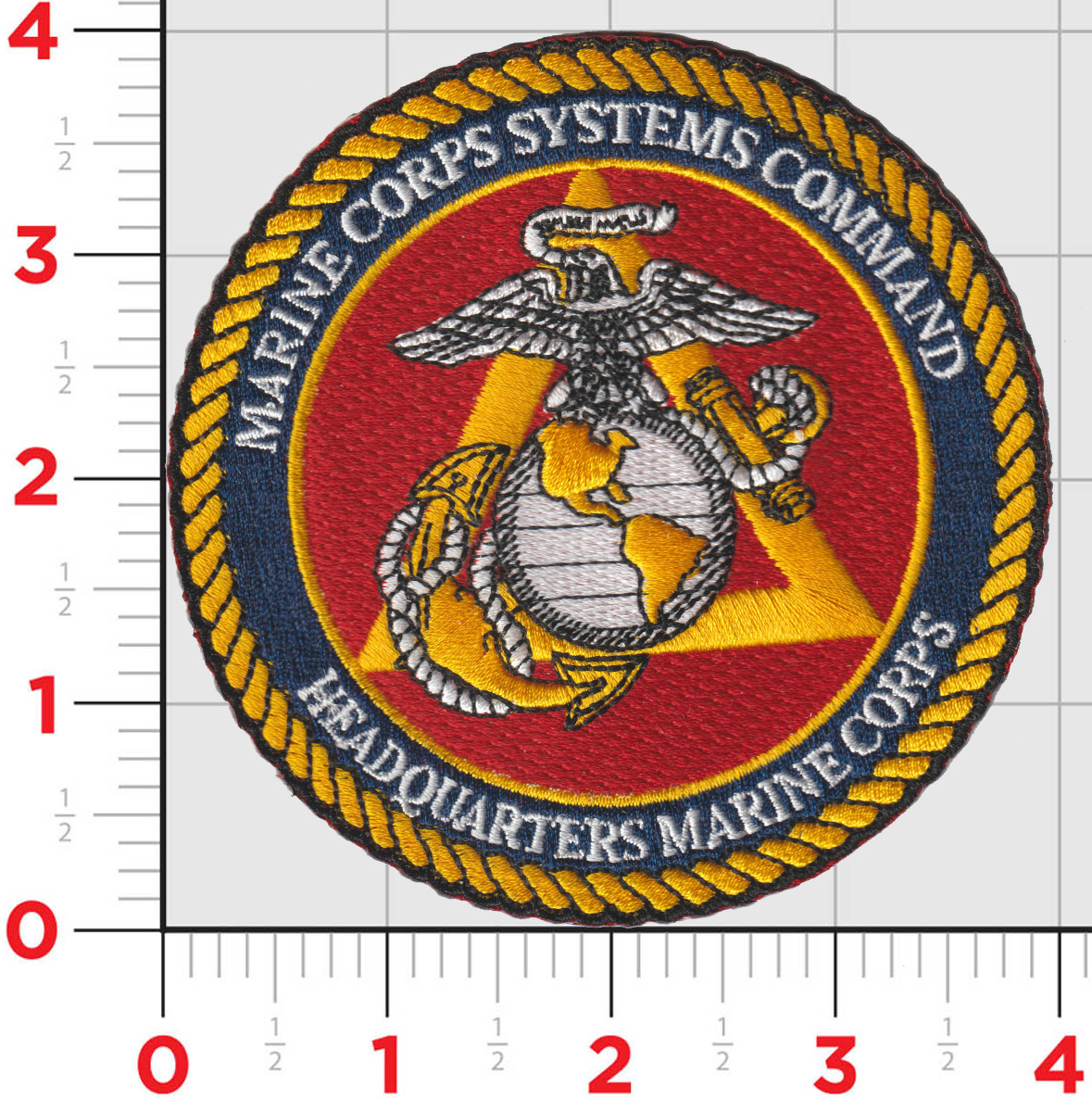 Officially Licensed USMC Pentagon Systems Command patch (Pentagon)