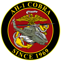 Officially Licensed USMC AH-1 Cobra "Since 1969" Sticker