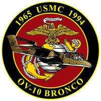 Officially Licensed USMC OV-10 Bronco Commemorative Sticker