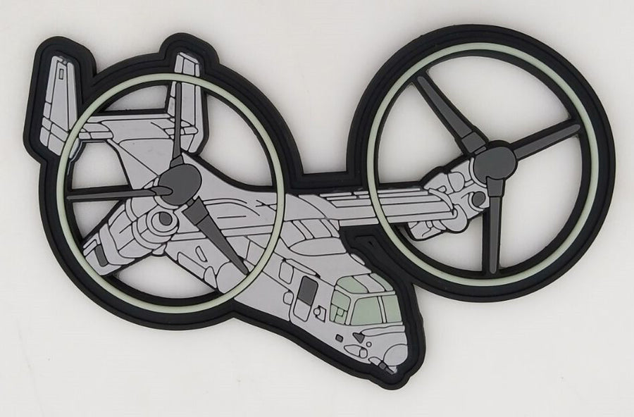 USMC MV-22 Night Ops PVC GITD Patch