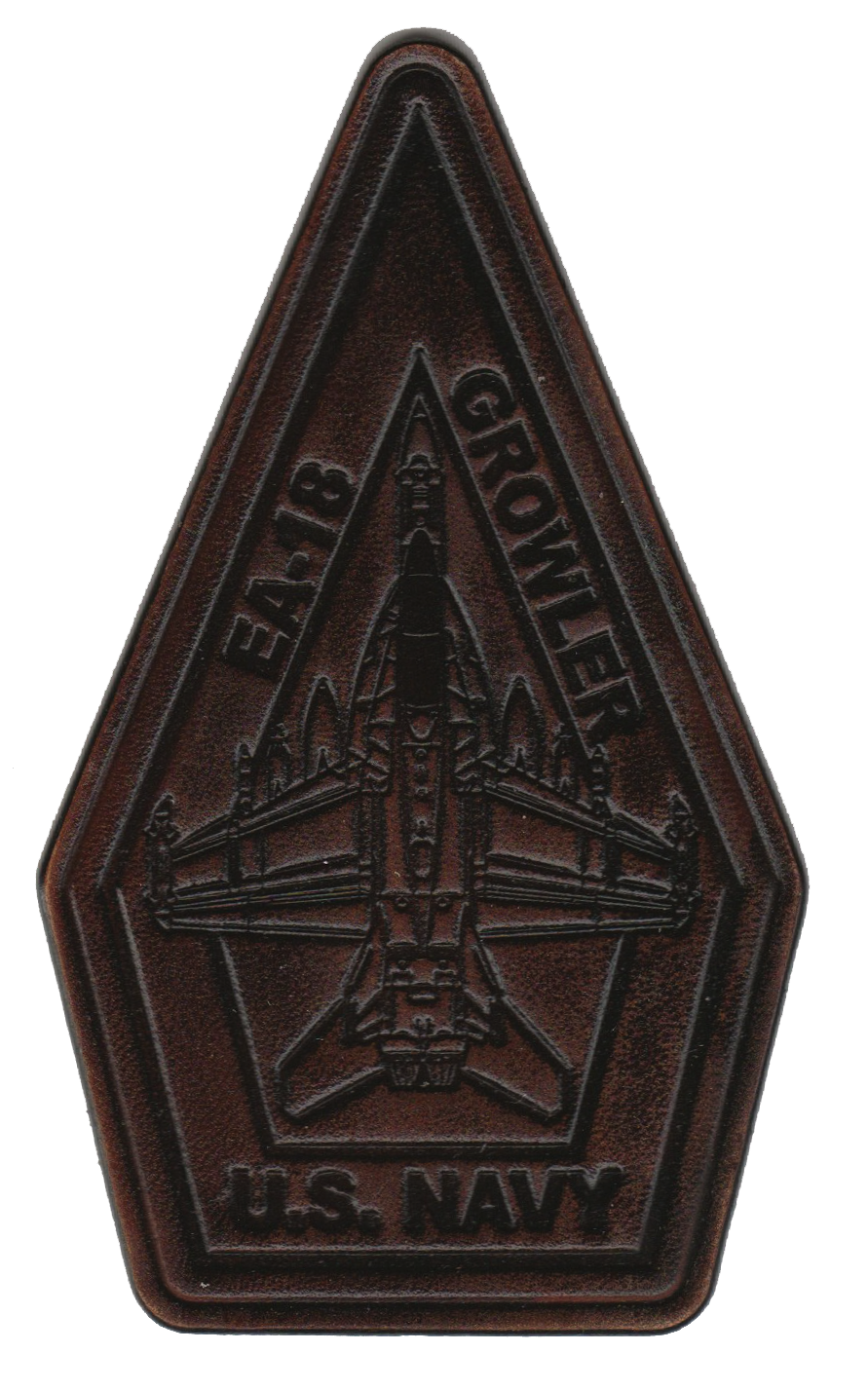 Officially Licensed US Navy E/A-18 Growler Leather patches