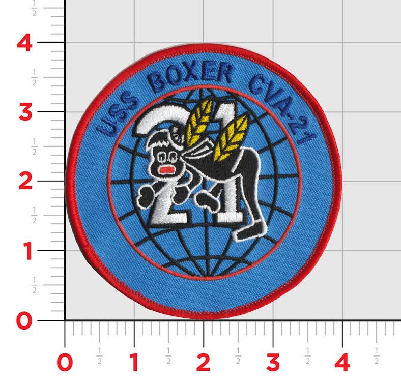 Officially Licensed USS Boxer CVA-21 Patch