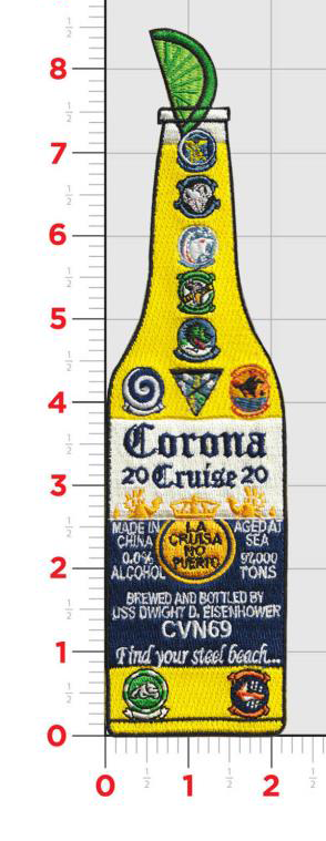 USS Eisenhower CVN-69 2020 Cruise Patch