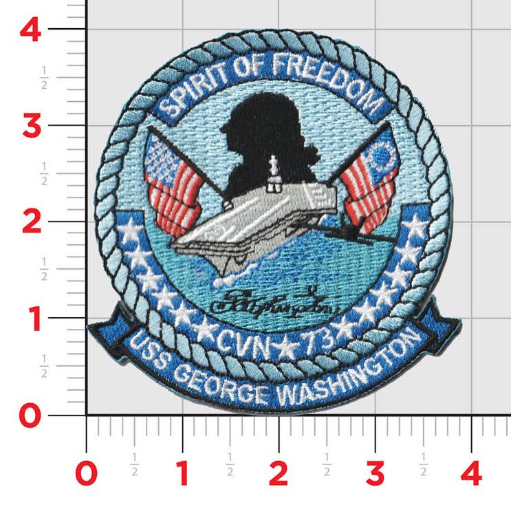 Buy USS George Washington CVN-73 p Patch | MarinePatches.com
