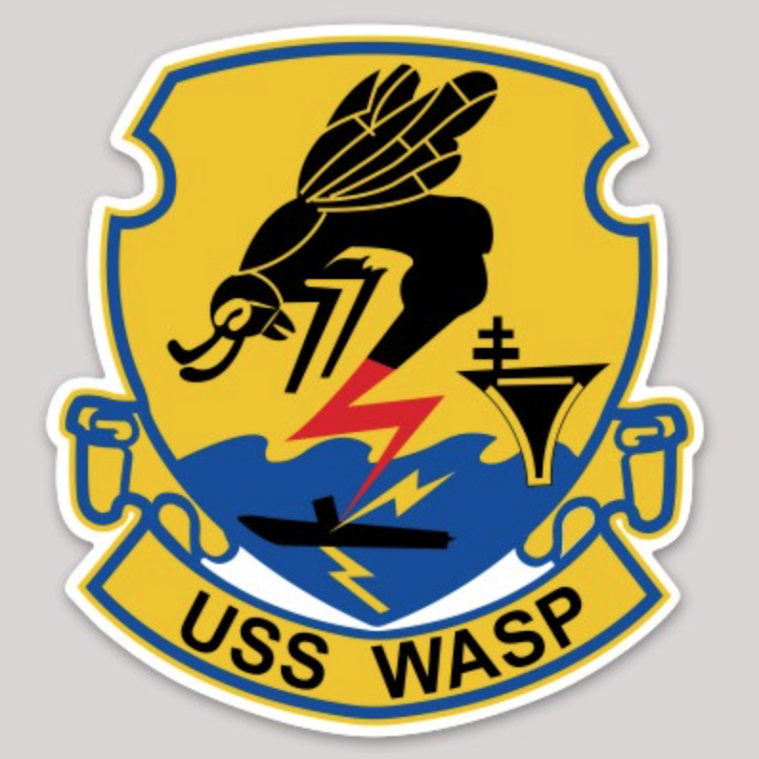 Officially Licensed US Navy USS WASP Sticker