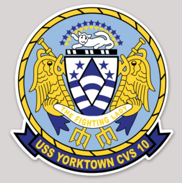 USS Yorktown CVS-10 sticker